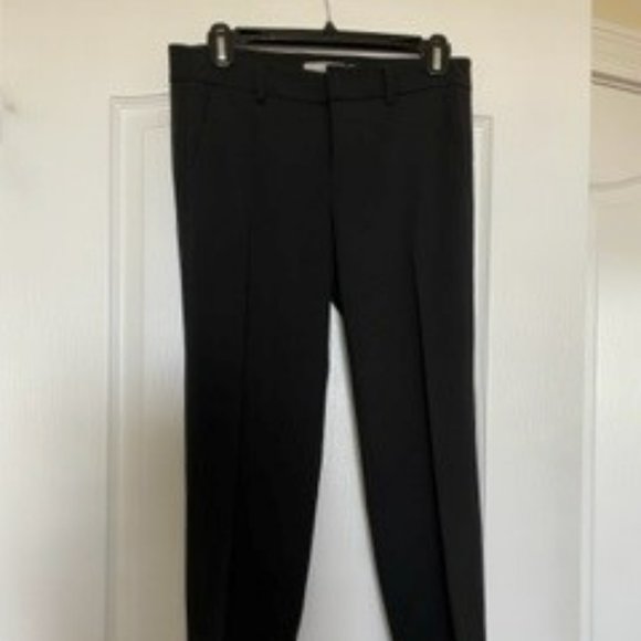 VINCE Side Strapping Pant Stretch Wool Tapered Trousers Size 2 - Picture 3 of 4